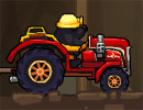 Крот на тракторе
